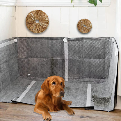 Dog Pee Pad Holder 2 Pack, Potty Training Pad Magnetic Holder for Dogs, Puppy Wee Wee Pad Holder for Indoor Dogs Leg-Lifting Marking, Strong Magnets Use for Any Flat Surfaces