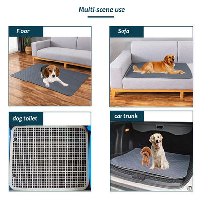 Reusable Pee Pads for Dogs, Washable Dog Pee Pad, Puppy Training Pads, Waterproof Non-Slip Pee Pads Whelping Mat for Dogs Cats Bunny