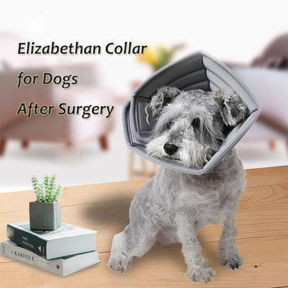 Dog Cone, Cone for Dogs After Surgery, Comfy Soft Dog Cone Protective Collar for Wound Healing, Adjustable Pet Recovery Cone Collar for Dogs and Cats