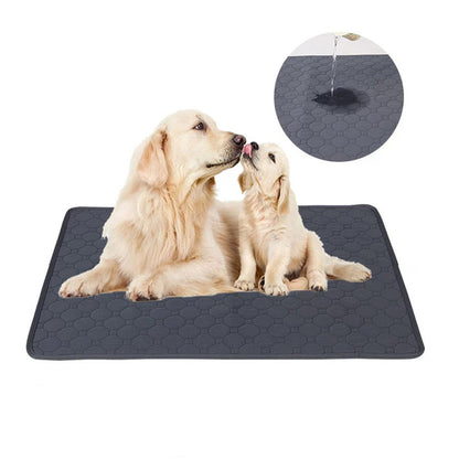 Reusable Pee Pads for Dogs, Washable Dog Pee Pad, Puppy Training Pads, Waterproof Non-Slip Pee Pads Whelping Mat for Dogs Cats Bunny